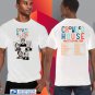 CROWDED HOUSE GRAITY STAIRS AUSTRALIA TOUR 2024. CROWDED HOUSE. UNISEX WHITE TEE CS81