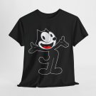 Felix The Cat Vintage Funny 90's 705 Tshirt Black S-4XL
