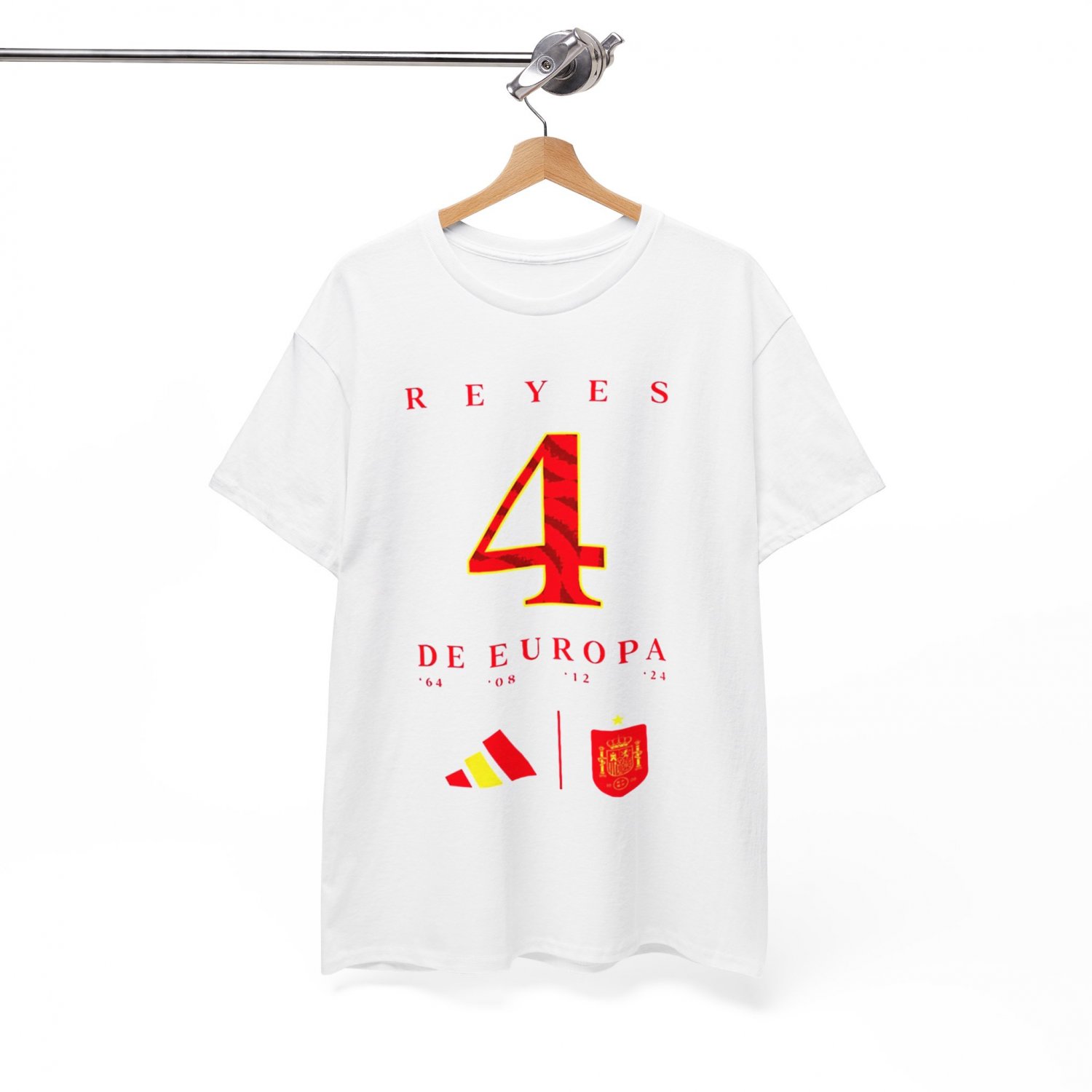 Rayes 4 De Europa Spain 2024 Tshirt White