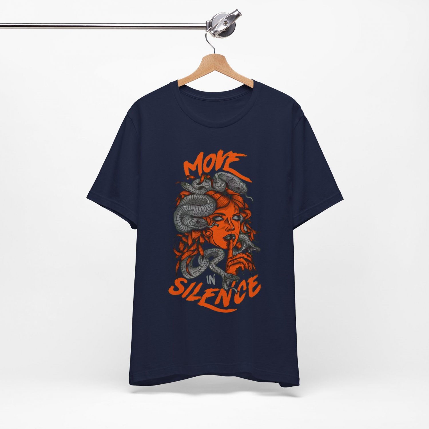 5 Olive Army Solar Orange Black Retro T Shirt Navy