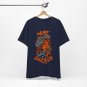 5 Olive Army Solar Orange Black Retro T Shirt Navy