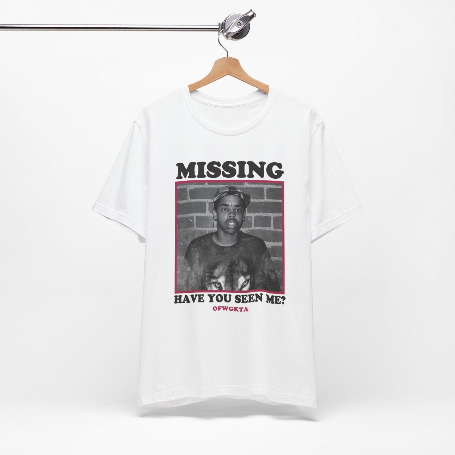 Earl Sweatshirt Missing Have You Seen Me T-Shirt White
