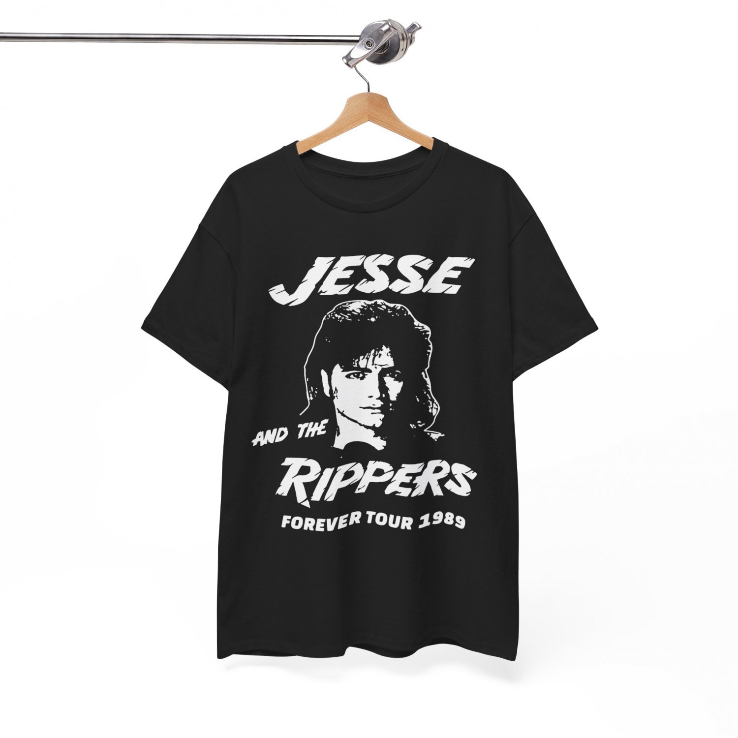 Rock Tee Jesse And The Rippers Funny 90&acirc;��s Tshirt Black