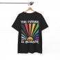 The Future is Inclusive Shirt, Rainbow Pride, Trans Rights Top, Progress Pride Tshirt Black