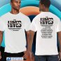THE HIVES THE DEATH OF RANDY FITZSIMMONS TOUR 2024. THE HIVES TOUR. UNISEX WHITE TEE CS81
