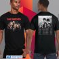 BAD NERVES STILL NERVOUS EU/UK TOUR 2024. BAD NERVES TOUR. UNISEX BLACK TEE CS81