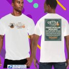 CATTLE COUNTRY MUSIC FESTIVAL 2025. CATTLE COUNTRY. UNISEX WHITE TEE CS81