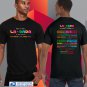 LA ONDA MUSIC FESTIVAL 2025. LA ONDA MUSIC FESTIVAL. UNISEX BLACK TEE CS81