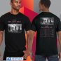 BLACKPINK DEADLINE WORLD TOUR 2025. BLACKPINK. UNISEX BLACK TEE CS81
