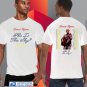 DAVID BYRNE WHO IS THE SKY WORLD TOUR 2025-2026. DAVID BYRNE. UNISEX WHITE TEE CS81