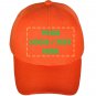 Baseball Cap with Custom Logo or Text Embroidery