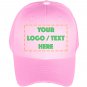 Baseball Cap with Custom Logo or Text Embroidery