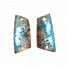 Enamel Trapezoid Pair - Blue C6