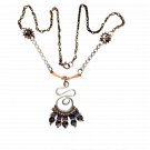 Cosmic Rhythm Necklace & Earrings Set - Handmade Artisan Beaded Set