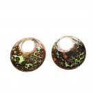 Artisan Enamel Hoop Charms