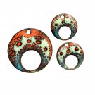 Hoop Torch-Fired Copper Enamel Component Set – Artisan Earring Blanks | DianeRingelDesigns