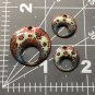 Hoop Torch-Fired Copper Enamel Component Set &acirc;�� Artisan Earring Blanks | DianeRingelDesigns