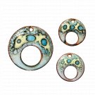 Hoop Torch-Fired Copper Enamel Component Set – Artisan Earring Blanks | DianeRingelDesigns