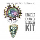Beaded Enamel Dagger Pendant Kit K5