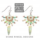 Seed Bead Dagger Earring Kit & Instructions