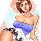 Traditional Game Girl Art
