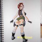 Custom 11x14 1-Character Traditional Pinup Drawing (Fanart or Draw your OC)