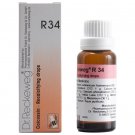 Dr Reckeweg Germany R34 Recalcifying Drops 22ml