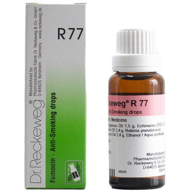 Dr Reckeweg Germany R77 Anti Smoking Drops 22ml