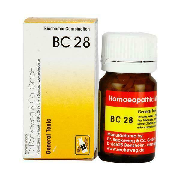 Dr Reckeweg Germany BC 28 (Bio-Combination 28) Tablets 20gm | Multi Pack