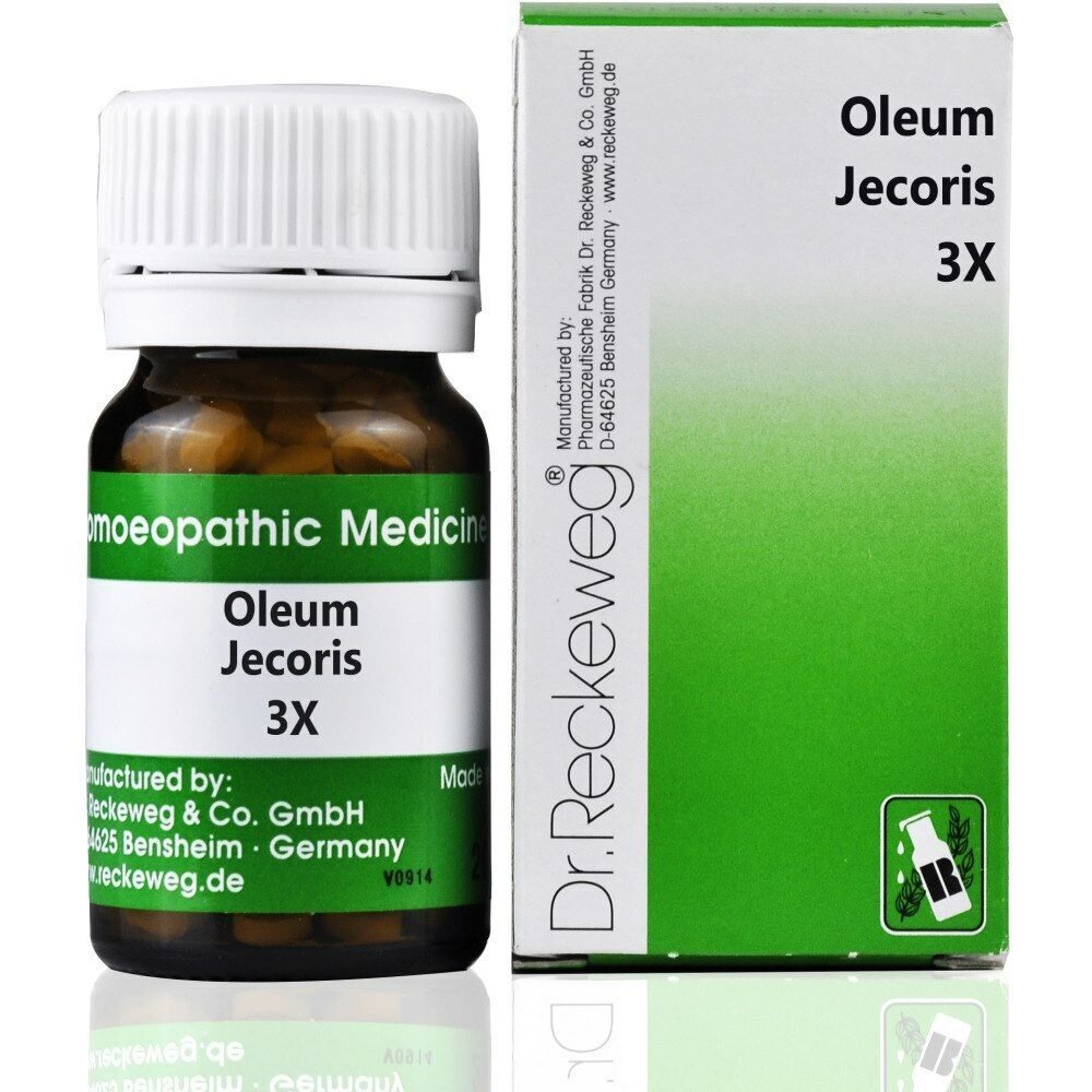 Dr Reckeweg Oleum Jecoris 3X Homeo Tablets 20gm | Multi Pack
