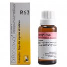 1x Dr Reckeweg Germany R63 Impaired Circulation Drops 22ml | 1 Pack