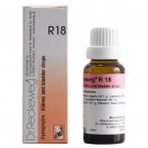 1x Dr Reckeweg Germany R18 Kidney Drops 22ml | 1 Pack