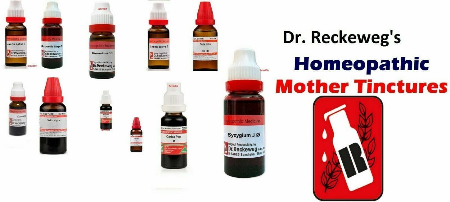 Dr Reckeweg Germany Mother Tinctures Range 20ml Each | Select From List