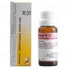 Dr Reckeweg Germany R31 Appetite & Blood Supply Drops 22ml | 1,3,5 Pack