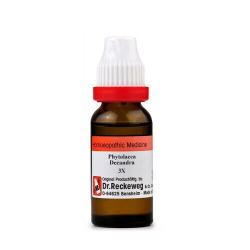 1x Dr Reckeweg Phytolacca Decandra CM Dilution 11ml