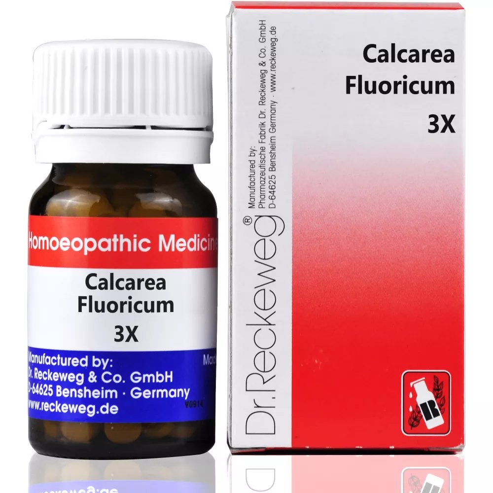 Dr Reckeweg Calcarea Fluoricum 3X 6X 12X 30X 200X Biochemic Tablets 20gm