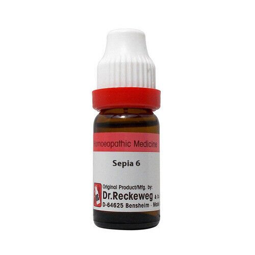 Dr Reckeweg Sepia 6CH 30CH 200CH 1M 10M 50M CM Dilution 11ml