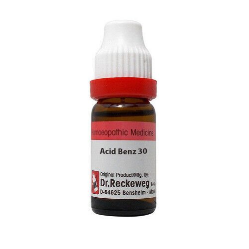 1x Dr Reckeweg Germany Acid Benz 30 CH 11ml Dilution