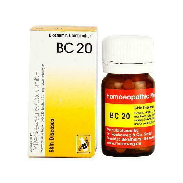 Dr Reckeweg Germany BC 20 (Bio-Combination 20) Tablets 20gm | Multi Pack
