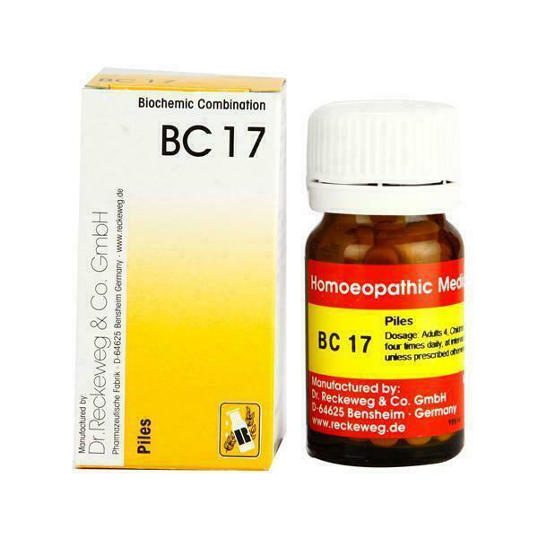 Dr Reckeweg Germany BC 17 (Bio-Combination 17) Tablets 20gm | Multi Pack