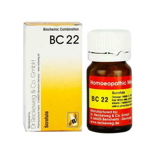 Dr Reckeweg Germany BC 22 (Bio-Combination 22) Tablets 20gm | Multi Pack