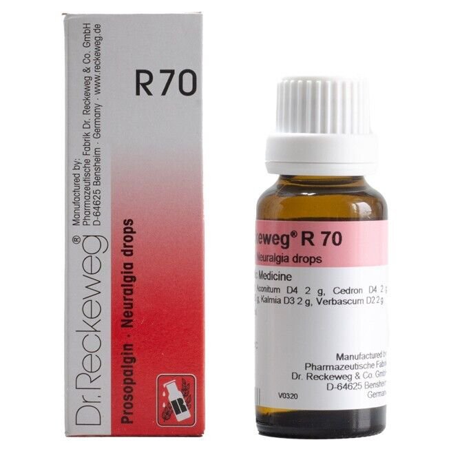 1x Dr Reckeweg Germany R70 Neuralgia Drops 22ml | 1 Pack