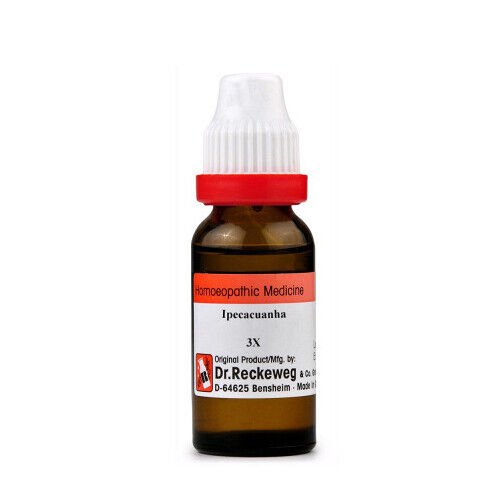 Dr Reckeweg Ipecacuanha 3X Dilution 11ml - 1 Bottle