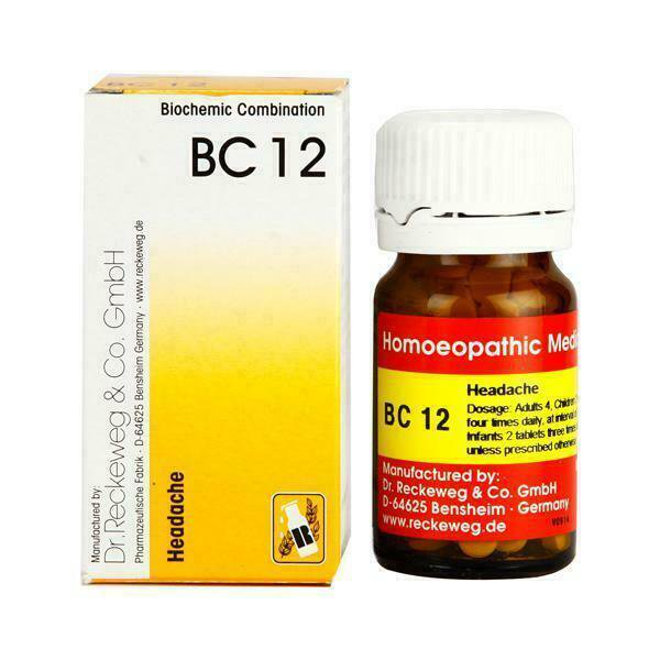 Dr Reckeweg Germany BC 12 (Bio-Combination 12) Tablets 20gm | Multi Pack