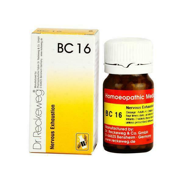 Dr Reckeweg Germany BC 16 (Bio-Combination 16) Tablets 20gm | Multi Pack