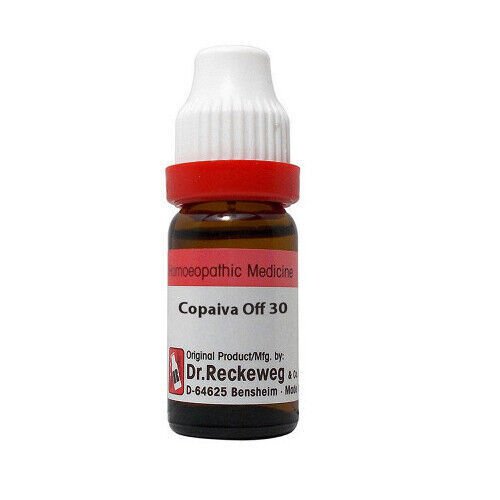 Dr Reckeweg Germany Copaiva Officinalis 30CH 200CH 1000CH (1M) Dilution 11ml
