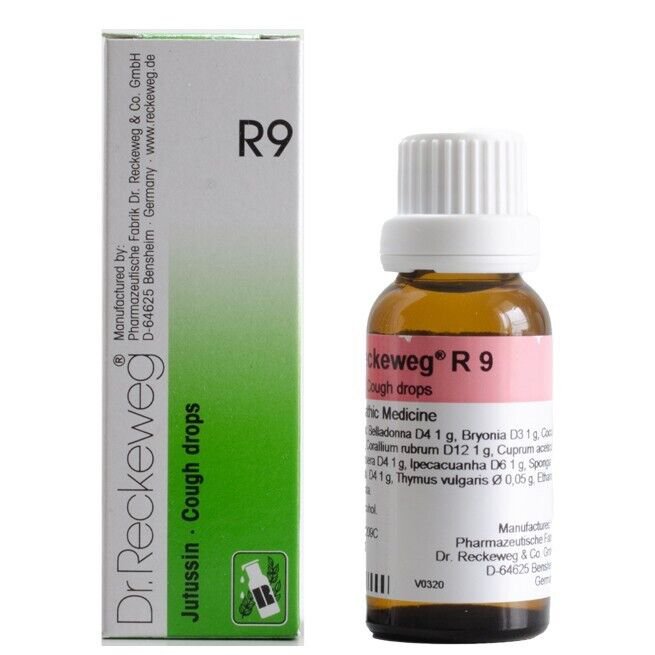 1x Dr Reckeweg Germany R9 Cough Drops 22ml | 1 Pack