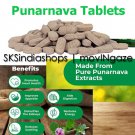 Punarnava 60 Tablets From Top Indian Herbal Brands | Pure Herb | Multi Pack