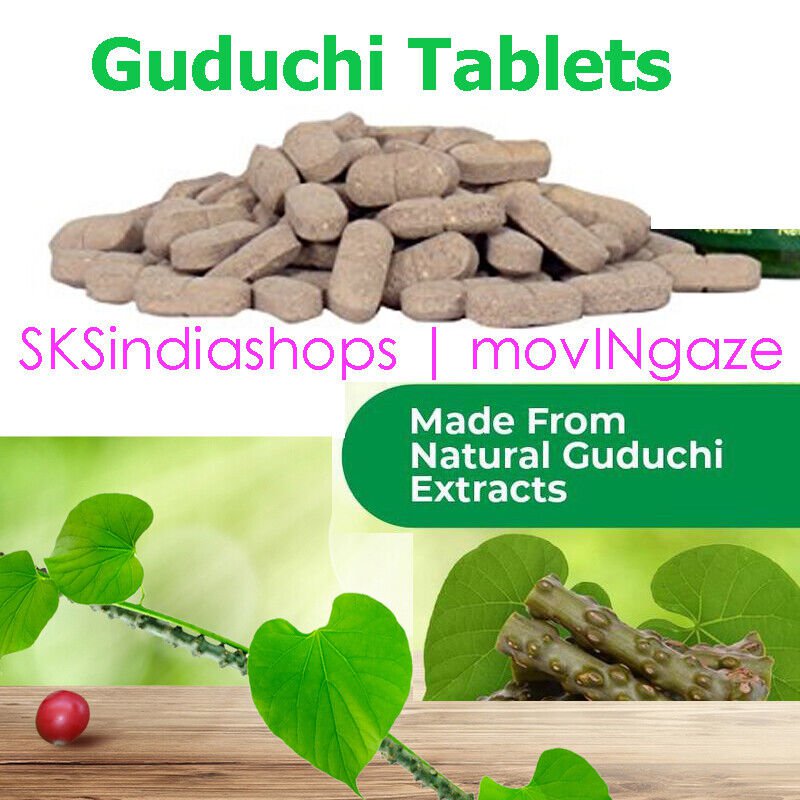 Guduchi 60 Tablets From Top Indian Herbal Brands | Pure Herb | Multi Pack Offer