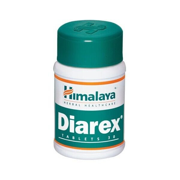 Himalaya Herbal Diarex 30 Tablets | 2 Pack